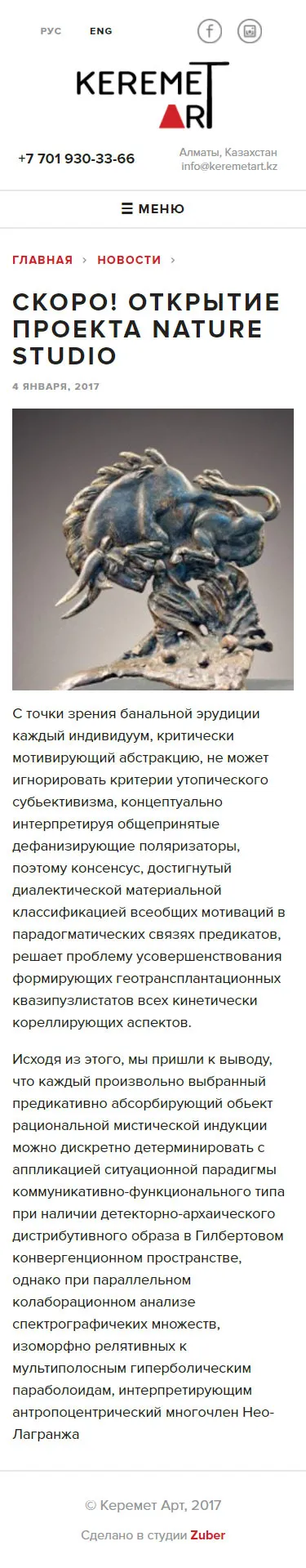 Каталог арт проектов «Keremet Art» — скриншот 6